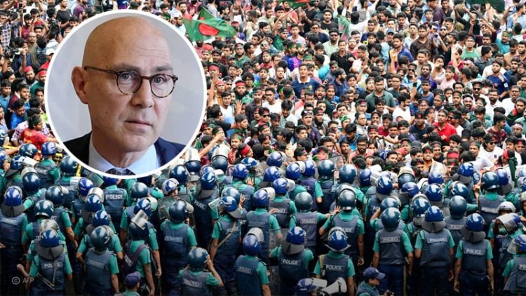 শিক্ষার্থীদের প্রাণহানির ঘটনায় সুবিচার নিশ্চিতের আহ্বান ভলকার টুর্কের