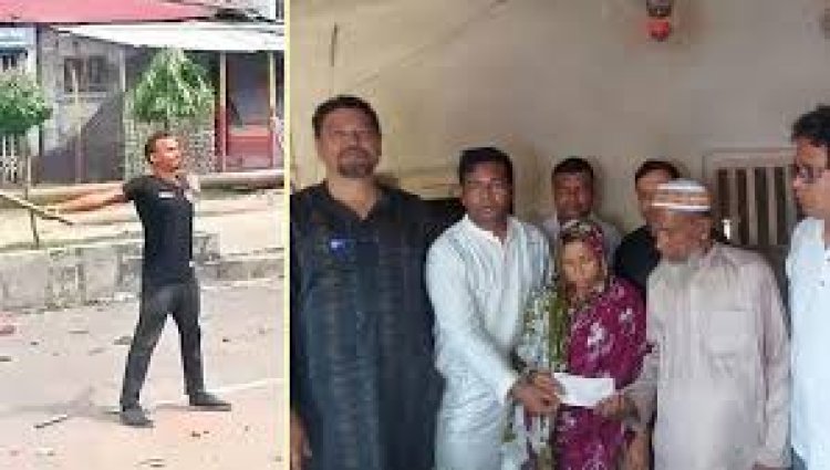সাঈদের পরিবারকে বেরোবি প্রশাসনের আর্থিক সহায়তা প্রদান