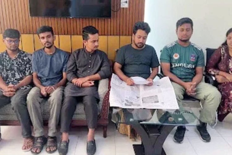 ডিবি হেফাজতে থেকে ভিডিও বার্তায় কর্মসূচি প্রত্যাহারের কথা বললেন ৬ সমন্বয়ক