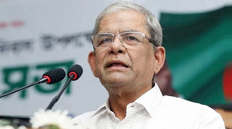 সরকারের পদত্যাগ করা উচিত জনদাবিকে শ্রদ্ধা জানিয়ে : ফখরুল