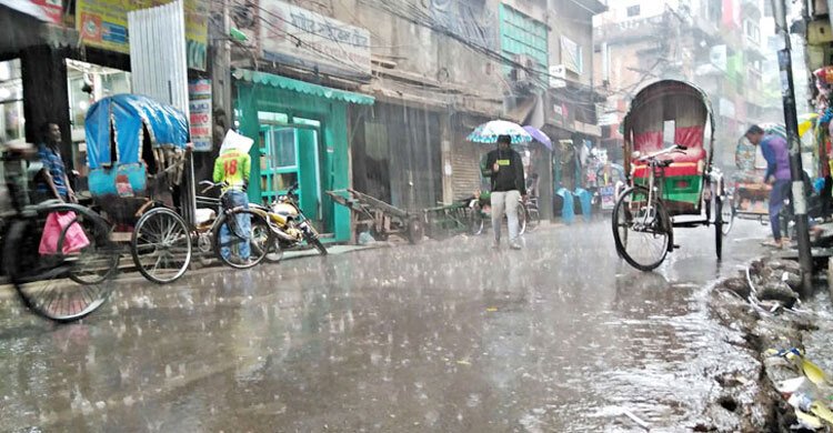 বুধবার ৫ বিভাগের বেশির ভাগ জায়গায় বৃষ্টির আভাস