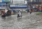 ভারী বর্ষণে ডুবল খুলনা শহর, ভোগান্তিতে মানুষ