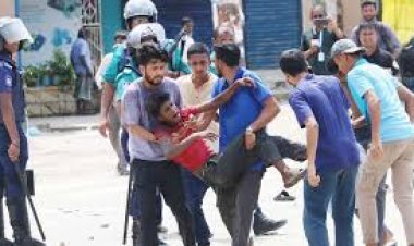 সিলেটে ছাত্র বিক্ষোভে পুলিশের গুলি, সংঘর্স, আহত অনেকে