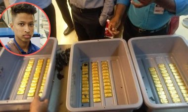 ওসমানী বিমানবন্দরে বিপুল পরিমাণ স্বর্ণেরবারসহ একজন আটক