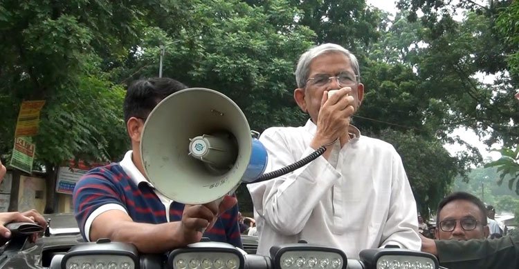 নৈরাজ্য সৃষ্টি করতে মরিয়া আওয়ামী লীগ- সৈয়দপুরে মির্জা ফখরুল