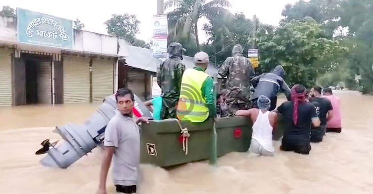 বানভাসি মানুষের পাশে দাঁড়ানোর আহ্বান জামায়াতের