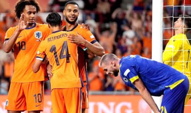 ৭ গোলের রোমাঞ্চকর ম্যাচে বড় জয় নেদারল্যান্ডসের