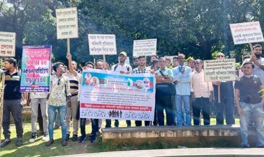  ইতালির ভিসাসহ পাসপোর্ট ফেরতের দাবিতে গুলশানে গণঅবস্থান