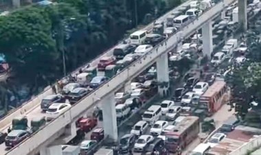  তেজগাঁওয়ে কারিগরি শিক্ষার্থীদের সড়ক অবরোধ, তীব্র যানজট