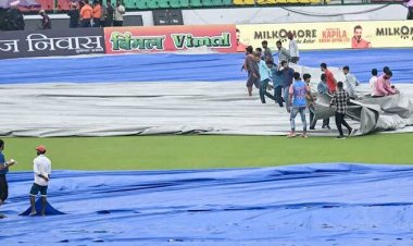 কানপুর টেস্ট প্রথম সেশনের খেলা বাতিল