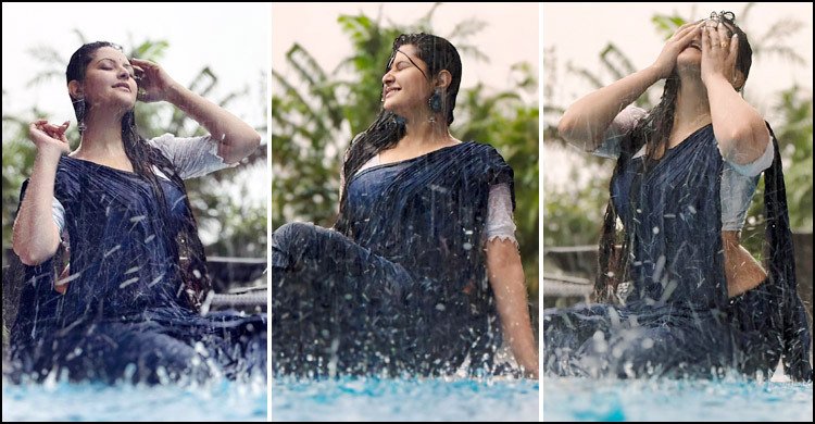 ঢাকায় ৩৪ ডিগ্রি, উষ্ণতা আরও বাড়ালেন পরীমনি