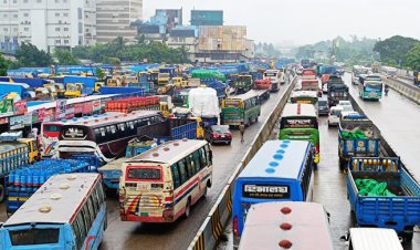  ঢাকা-চট্টগ্রাম মহাসড়কে তীব্র যানজট
