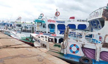  ঘূর্ণিঝড় দানা: বরিশালের অভ্যন্তরীণ রুটে লঞ্চ চলাচল বন্ধ