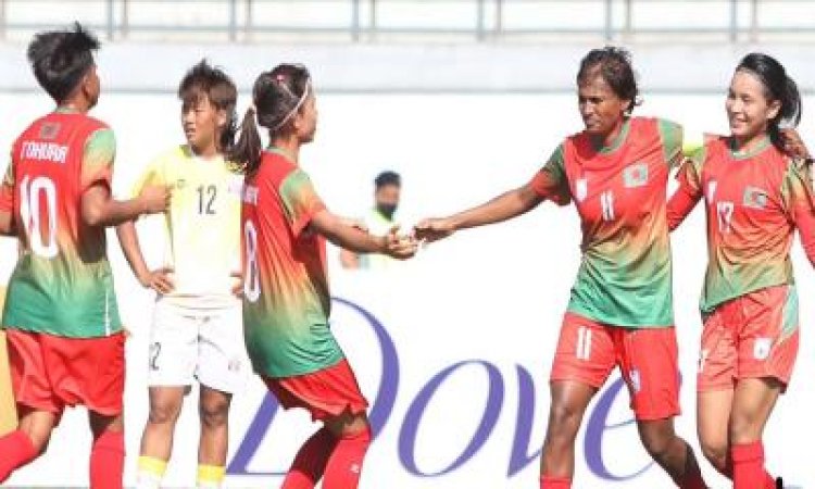 ভুটানকে ৭-১ গোলে হারিয়ে ফাইনালে বাংলাদেশ