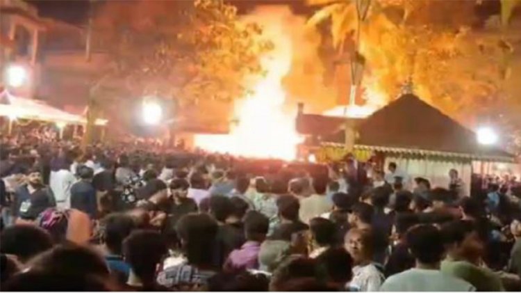 কেরালায় বাজি প্রদর্শনী থেকে আগুন, আহত ১৫০