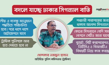  ঢাকার ২৯ ইন্টারসেকশনে বসছে দেশীয় প্রযুক্তির সিগন্যাল বাতি