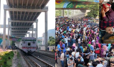 মহাখালীতে সড়ক-রেললাইন অবরোধ, উপকূল এক্সপ্রেসে হামলা, সারা দেশের সঙ্গে ঢাকার ট্রেন যোগাযোগ বন্ধ