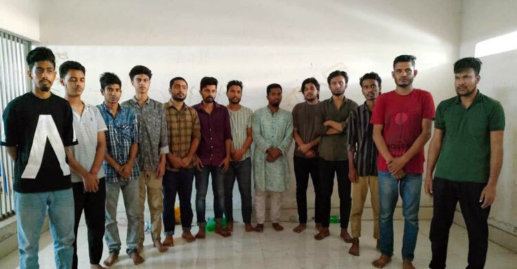 ধানমন্ডিতে বাসায় ঢুকে লুটপাটের চেষ্টা, যৌথ অভিযানে গ্রেফতার ১৩