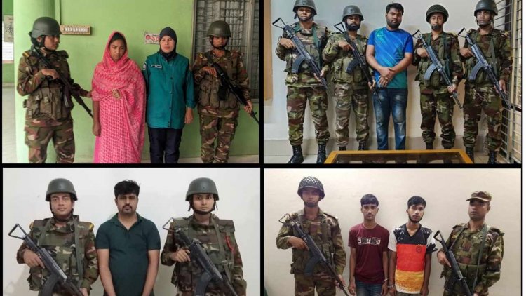 সেনাবাহিনী-পুলিশের গাড়িতে আগুন, গ্রেপ্তার ৫ আসামি কারাগারে