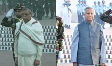 জাতীয় স্মৃতিসৌধে রাষ্ট্রপতি ও প্রধান উপদেষ্টার শ্রদ্ধা