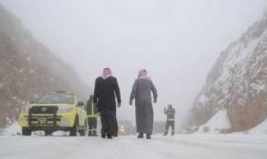 শৈত্যপ্রবাহে জমে বরফচ্ছাদিত হওয়ার পথে সৌদি