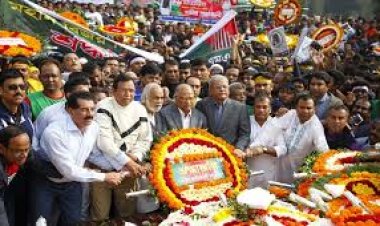 স্মৃতিসৌধে বিএনপির শ্রদ্ধা নিবেদন