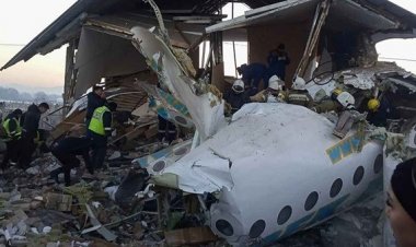 কাজাখস্তানে ১১০ আরোহী নিয়ে বিমান বিধ্বস্ত