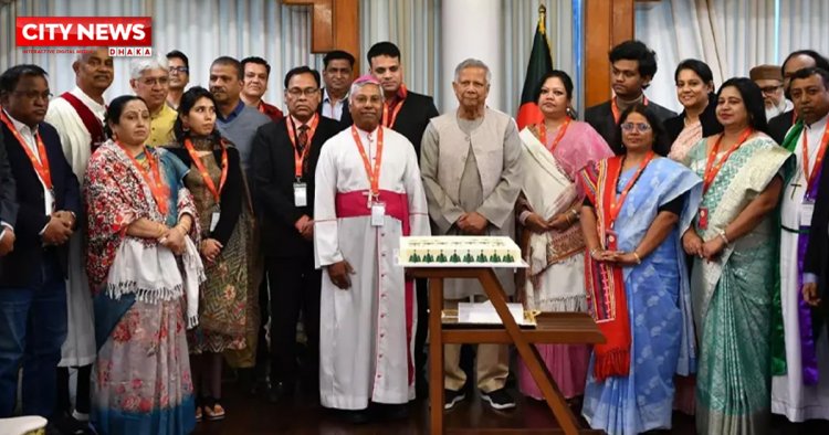 বড়দিন উপলক্ষে প্রধান উপদেষ্টার শুভেচ্ছা বিনিময়