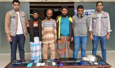 রাজধানীতে ৩৯টি চোরাই মোবাইল ল্যাপটপসহ গ্রেপ্তার ৪