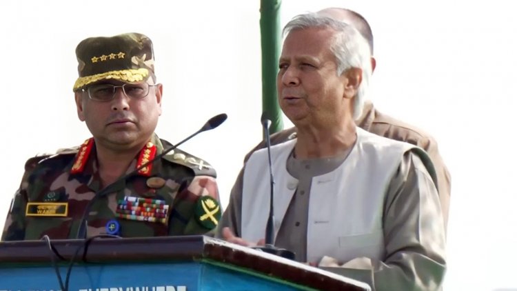 সেনাবাহিনীর মূল লক্ষ্যই হলো বিজয়ী হওয়া : প্রধান উপদেষ্টা