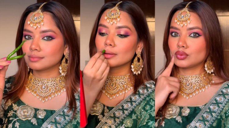 মরিচ ঘষে মোটা করলেন ঠোঁট, বিতর্কের মুখে ফ্যাশন ইনফ্লুয়েন্সার