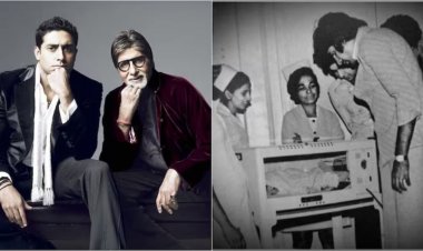 ৪৯ বছর আগের ছবি দিয়ে ছেলেকে জন্মদিনের শুভেচ্ছা অমিতাভের
