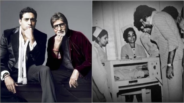 ৪৯ বছর আগের ছবি দিয়ে ছেলেকে জন্মদিনের শুভেচ্ছা অমিতাভের