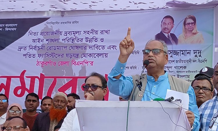 পরিস্থিতি নিয়ন্ত্রণ করতে না পারলে দ্রুত নির্বাচন দিন : দুদু