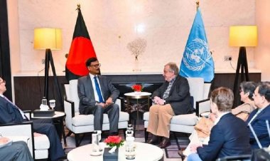 পররাষ্ট্র উপদেষ্টার সঙ্গে বৈঠক করেছেন জাতিসংঘ মহাসচিব