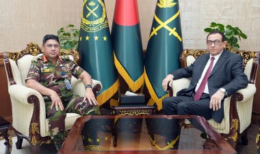 ফিলিস্তিন রাষ্ট্রদূতের সাথে সেনাপ্রধানের সাক্ষাৎ