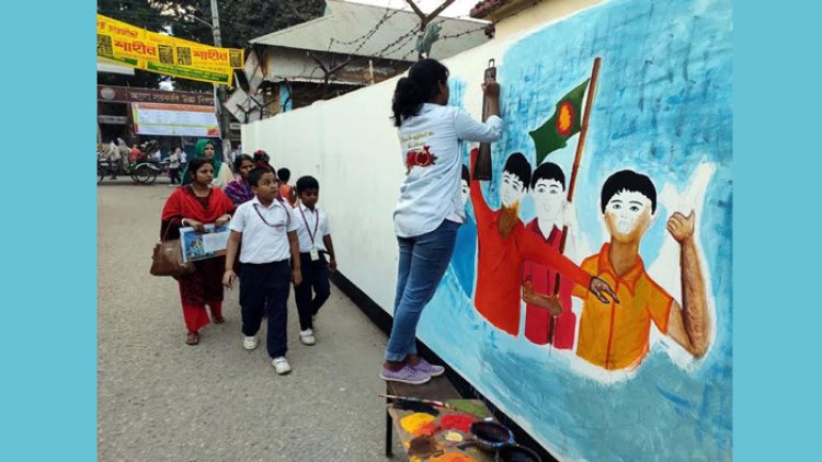 রঙতুলিতে মুক্তিযুদ্ধ