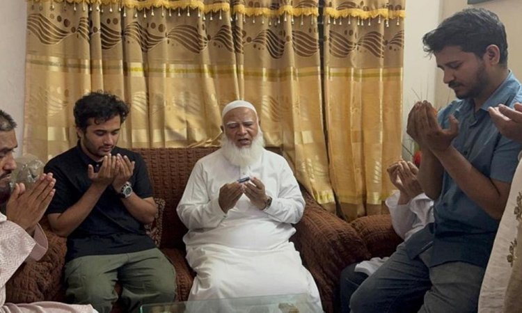 শহীদ মীর মুগ্ধর বাসায় জামায়াত আমির