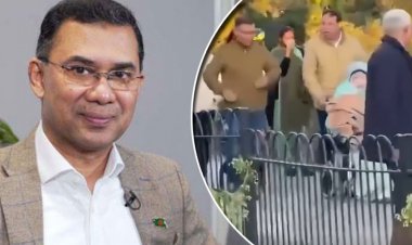 মাকে নিয়ে পার্কে ঘুরলেন তারেক রহমান