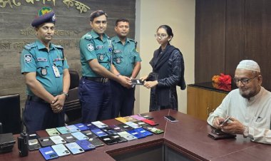  হারিয়ে যাওয়া ৭৯ মোবাইলফোন উদ্ধার করলো পুলিশ