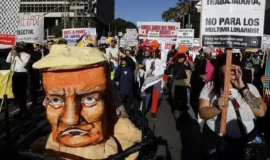  যুক্তরাষ্ট্রে ট্রাম্পবিরোধী বিক্ষোভে হাজারো মানুষ