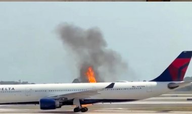 যুক্তরাষ্ট্রে উড্ডয়নের আগে ২৯৪ আরোহীসহ বিমানে আগুন