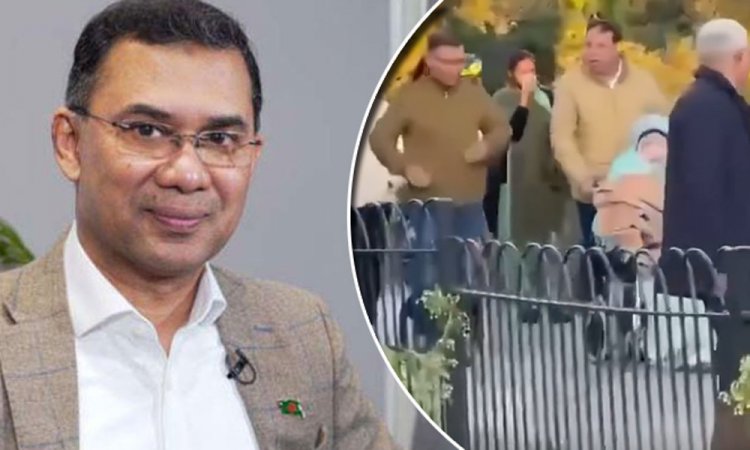 মাকে নিয়ে পার্কে ঘুরলেন তারেক রহমান