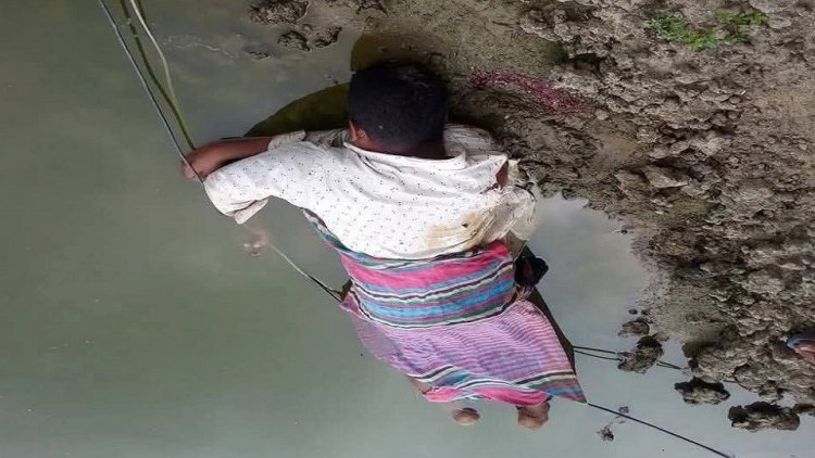 পুকুরে পড়ে থাকা বৈদ্যুতিক তারে কৃষকের মৃত্যু