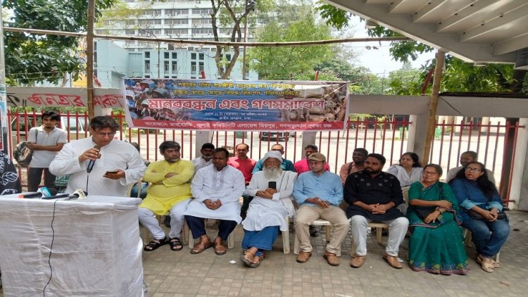 সুপেয় পানি জনগণের অধিকার, কমিশন গঠনের দাবি ফরহাদ মজহারের