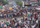 শাহবাগ মোড়ে ছাত্রদলের অবস্থান, যান চলাচল বন্ধ