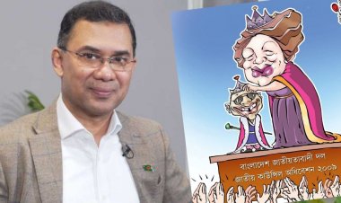 মায়ের সঙ্গে নিজের কার্টুন শেয়ার করে গণমাধ্যমের স্বাধীনতা চাইলেন তারেক রহমান