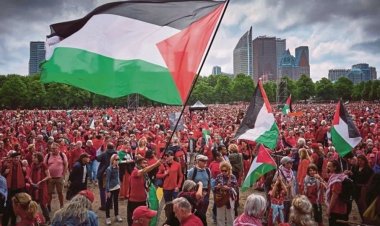 ইসরায়েলের বিরুদ্ধে নেদারল্যান্ডসে লাখো মানুষের বিক্ষোভ