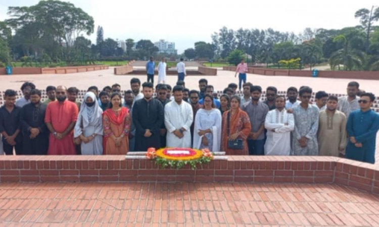 স্মৃতিসৌধে জাতীয় যুবশক্তির শ্রদ্ধা, রাজপথে সক্রিয় থাকার ঘোষণা